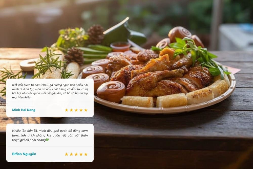 Qu&aacute;n c&oacute; kh&ocirc;ng gian tho&aacute;ng m&aacute;t, b&atilde;i để xe rộng r&atilde;i ngay tại trung t&acirc;m th&agrave;nh phố Đ&agrave; Lạt